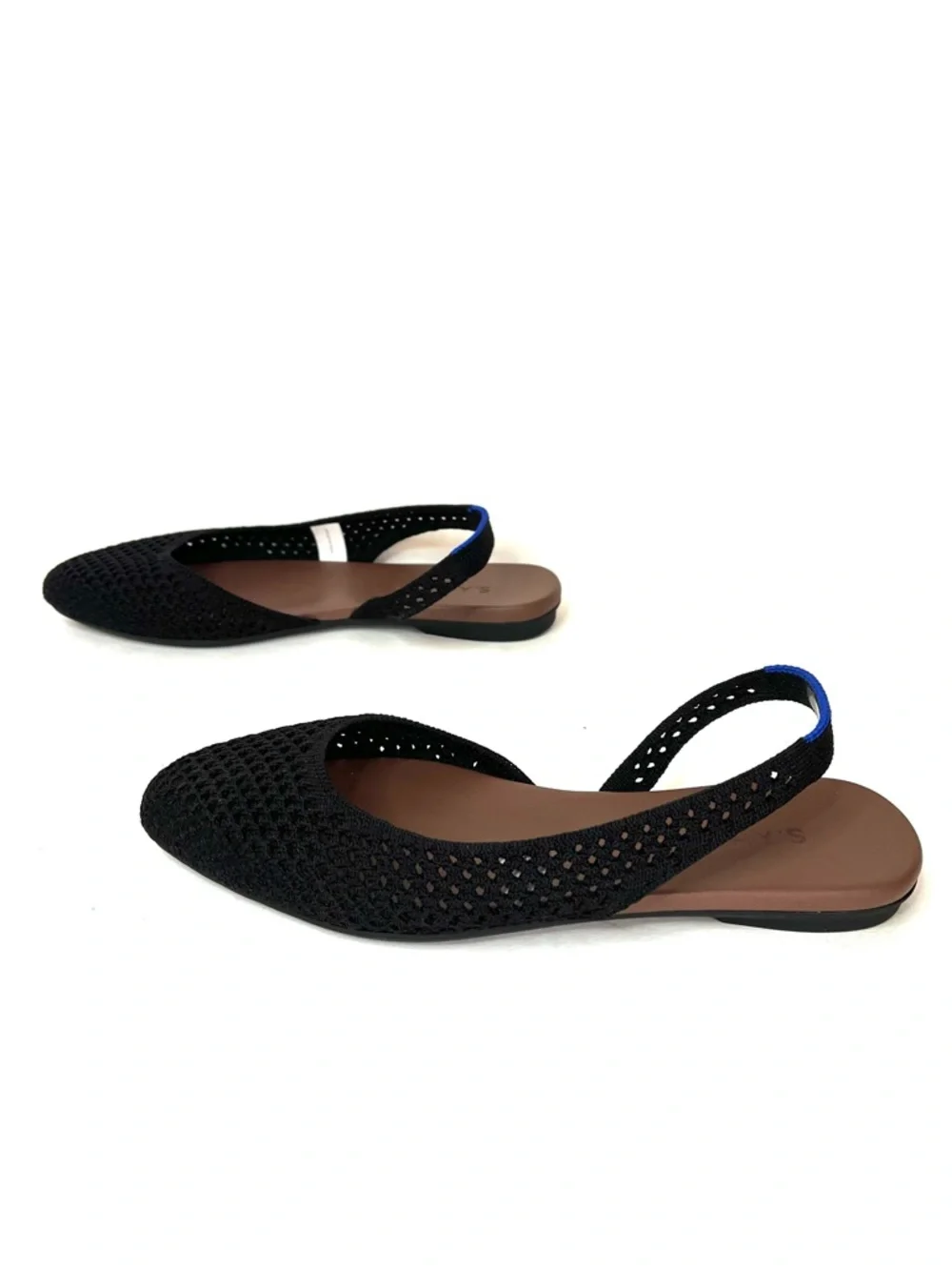 Rothy’s The Almond Slingback in Black - Sz 6 - Picture 6 of 10